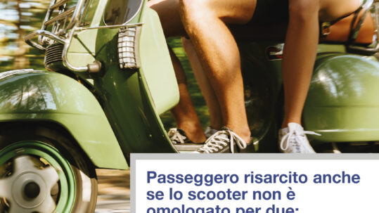 SOSIncidente-Passeggero-Risarcito-Scooter-Omologazione