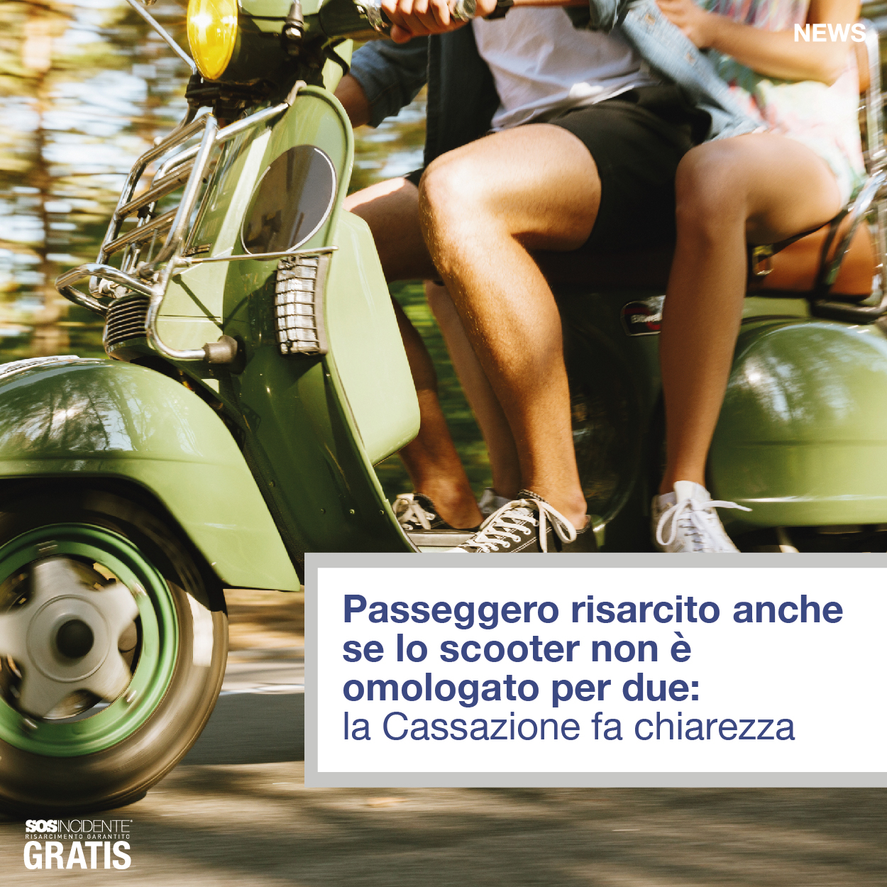 SOSIncidente-Passeggero-Risarcito-Scooter-Omologazione